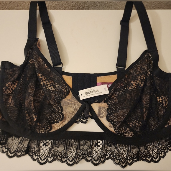 NWT Set Of 2 Adore Me 38 G Bra Lace Melrose & Odette Unlined Balconette Lingerie - Picture 6 of 9